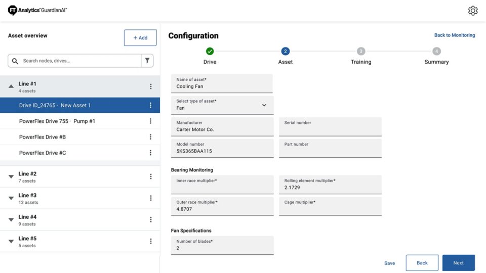 FactoryTalk Analytics GuardianAI Unhappy Path Screenshot